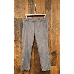 Lululemon Grey ABC Commission Pants 32x28 EUC